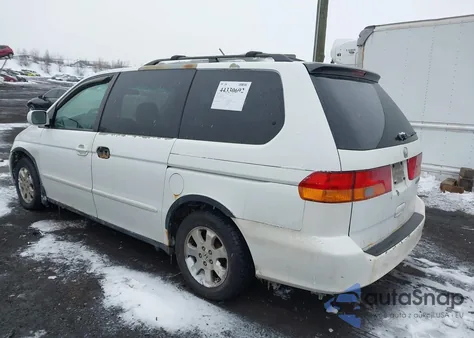 2002 Honda Odyssey Ex z USA, uszkodzony, nr VIN 5FNRL18682B046953